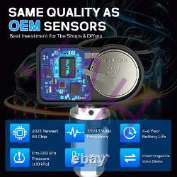 TYRE PRESSURE SENSOR 4x TPMS MX-SENSOR 433MHZ 315MHZ 2 IN1 PROGRAMMABLE TS501