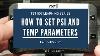 Technorv Tst 507 Learning Series Setting Up Psi And Temperature Alarm Parameters