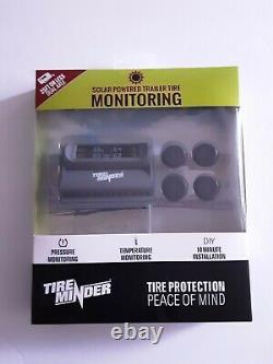 TireMinder TPMS-TRL-4 Solar Powered Trailer Tire Pressure Monitoring System