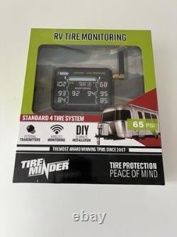 TireMinder i10 RV TPMS with 4 Transmitters, Black