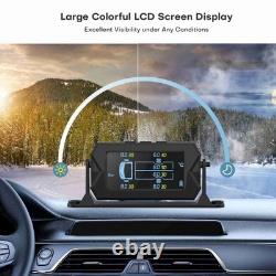 Tire Pressure Monitoring System Cordless Solar Charging RV TPMS Tire Pressure De