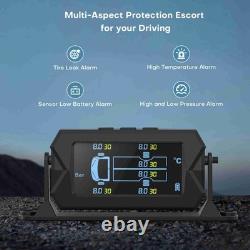 Tire Pressure Monitoring System Cordless Solar Charging RV TPMS Tire Pressure De