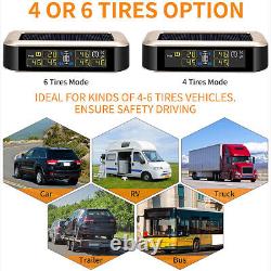 Tire Pressure Monitoring System for RV Trailer Truck TPMS Sensors with Repeater