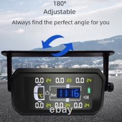 Tire Pressure Monitoring System for RV Trailer Truck with 6 Sensor TPMS Device