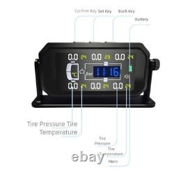 Tire Pressure Monitoring System for RV Trailer Truck with 6 Sensor TPMS Device