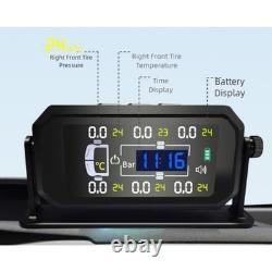 Tire Pressure Monitoring System for RV Trailer Truck with 6 Sensor TPMS Device