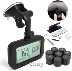 Tpms, Wireless Tire Pressure Monitoring System For Rv, Trailer, Coach, Motor Hom