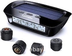 Tymate Tire Pressure Monitoring System-Solar Charge, 5 Alarm Modes, Auto BckLght