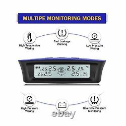 Tymate Tire Pressure Monitoring System for RV Trailer Solar Charge, 5 Alarm