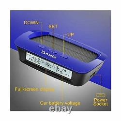 Tymate Tire Pressure Monitoring System for RV Trailer Solar Charge, 5 Alarm