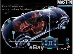 +Tyre Pressure Monitor System 6 Internal Valve 22 Sensors TPMS DVD Video Car Set