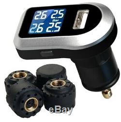+Tyre Pressure Monitoring System LCD TPMS 4 External Sensors Wireless 4x4 Car