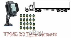 Tyre Pressure Monitoring System for TRUCK 20 tyre sensors