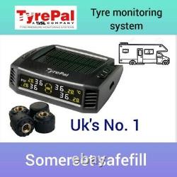 Tyrepal Tyre Pressure Monitoring system. Solar with 4 no. Sensors for motorhome