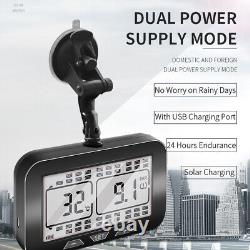 Universal TPMS Wireless Solar Tire Pressure Monitoring System 8 External Sensors