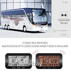 Universal TPMS Wireless Solar Tire Pressure Monitoring System 8 External Sensors