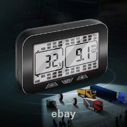 Universal TPMS Wireless Solar Tire Pressure Monitoring System 8 External Sensors