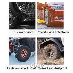 Universal Tire Pressure Monitor Solar USB Charging 0-8.5bar 122PSI Truck TPMS