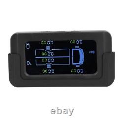Universal Tire Pressure Monitor Solar USB Charging 0-8.5bar 122PSI Truck TPMS