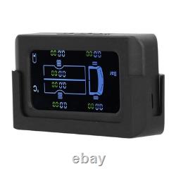 Universal Tire Pressure Monitor Solar USB Charging 0-8.5bar 122PSI Truck TPMS