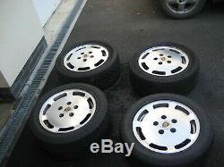 Vintage 1989 Porsche 928s4 Wheels+tyres. Very Rare Tyre Pressure Monitoring