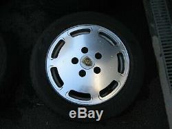 Vintage 1989 Porsche 928s4 Wheels+tyres. Very Rare Tyre Pressure Monitoring