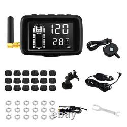 Wheel Real time TPMS Tyre Pressure Monitor System for Truck RV Trailer 18 Sensor