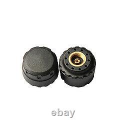 Wireless Monitoring Tyre Pressure TPMS System External Sensors x 2 Motor Cycle