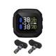Wireless Motorcycle Tpms Tire Pressure Monitoring System Motor Tyre Lcd Display