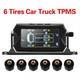 Wireless Solar Tpms Lcd Car Tire Pressure Monitoring System + 6 External Sensors