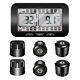 Wireless Tpms Lcd Tire Pressure Monitoring System Fits Bus With 8 External Sensors