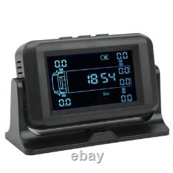 Wireless Tire Pressure Monitoring System & 10 Sensors 15bar Solar Charging 4