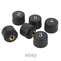 Wireless Tire Pressure Monitoring System & 10 Sensors 15bar Solar Charging 4