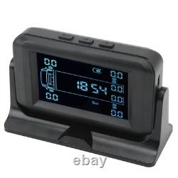 Wireless Tire Pressure Monitoring System & 10 Sensors 15bar Solar Charging 4