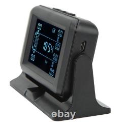 Wireless Tire Pressure Monitoring System & 10 Sensors 15bar Solar Charging 4