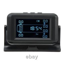 Wireless Tire Pressure Monitoring System & 10 Sensors 15bar Solar Charging 4