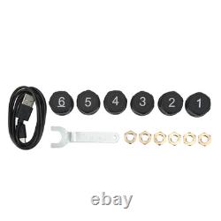 Wireless Tire Pressure Monitoring System & 10 Sensors 15bar Solar Charging 4