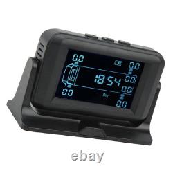Wireless Tire Pressure Monitoring System & 10 Sensors 15bar Solar Charging 4
