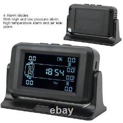 Wireless Tire Pressure Monitoring System With 10 Sensors 15bar Solar Chargin