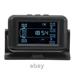 Wireless Tire Pressure Monitoring System With 8 Sensors 15bar Solar Charging