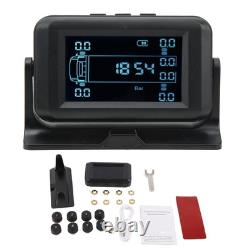 Wireless Tire Pressure Monitoring System With 8 Sensors 15bar Solar Charging