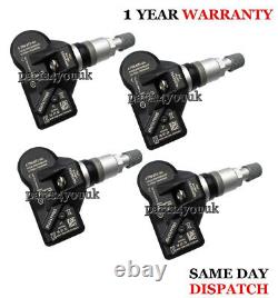 X4 Tyre Pressure Wheel Sensor for BMW 5 F10 F11 6 F12 F13 F06 7 F01 F02 X1 X3 X4