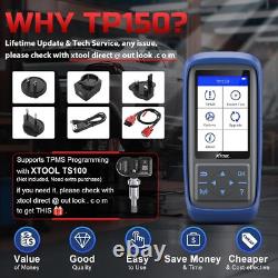 XTOOL TP150 WiFi Tire Pressure Monitoring System OBD2 TPMS Diagnostic Scanner