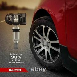 4Capteurs TPMS programmables en métal de remplacement OEM pour valve FORD universels