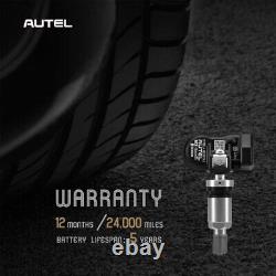 4PCS Autel MX-Sensor 2 en 1 Universel Capteur de Pression des Pneus Métal TPMS Programmation