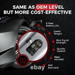 4PCS Autel MX-Sensor 315&433MHz Capteur de Pression des Pneus Universel en Métal TPMS