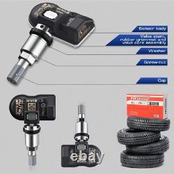 4PCS Autel MX-Sensor 315&433MHz Capteur de Pression des Pneus Universel en Métal TPMS