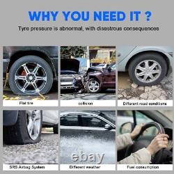 4PCS Autel MX-Sensor 433mhz&315mhz 2En1 Capteur de Valve Métallique TPMS Programmable