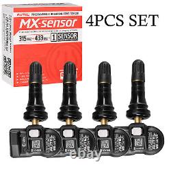 4PCS Autel TPMS MX-Sensor 315MHz + 433MHz 2en1 Capteur de Pression des Pneus Programmable