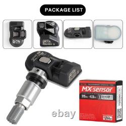 4PCS Autel TPMS MX-Sensor 315MHz + 433MHz 2en1 Capteur de Pression des Pneus Programmable